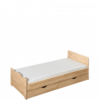 Łóżko młodzieżowe z drewna brzozowego 80x200
